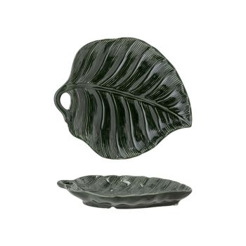 Plato de gres verde