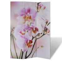 biombo divisor plegable flores 120x170 cm vidaxl