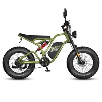 Bicicleta Eléctrica Fafrees F20 Ultra (homologación Tipo Ue L1e-b) - Motor 750w Batería 48v25ah Neumáticos 20 Pulgadas Frenos Hidráulicos - Verde