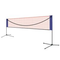 bominfit 41m red portatil plegable de badmintonpickleball con soporte estandar profesional instalacion facil red de