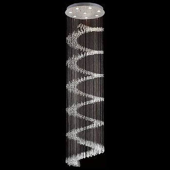 Lámpara de techo holograma redondo 8xgu10 al.220xd.60cm