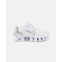nike deportivas moda shox tl white metallic silver max orange womens para hombre