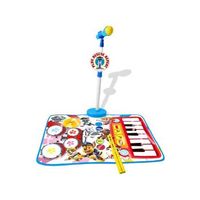 alfombra paw patrol bateria y piano con microfono y sporte