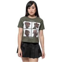 gorillaz tops y camisetas den days para mujer