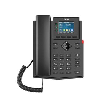 Teléfono IP Fanvil X303-2 Negro 4 líneas Linux