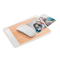 alfombrilla de raton cep silva bambu con solapa transparente 210x150x2 mm