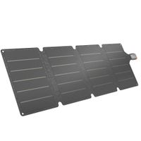 homcom cargador solar plegable 36w panel solar portatil con puertos usb-a y tipo-c ip67 superficie de etfe para telefonos   aosom espana