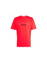 camiseta adidas linear hombre rojonegro