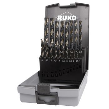 Ruko 288214ro- Juego De 19 Brocas Speed Cut