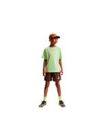 camiseta de fitness nike nk df multi ss hbr nino limeblanco