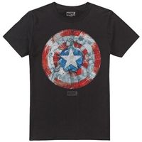 marvel camiseta shield para hombre