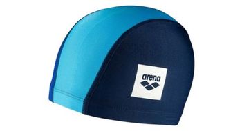 Gorro de bano arena unix ii azul para ninos de 6 a 12 anos