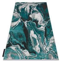 alfombra de luxe moderna 622 abstraccion - structural verde  antraci 120x170 cm