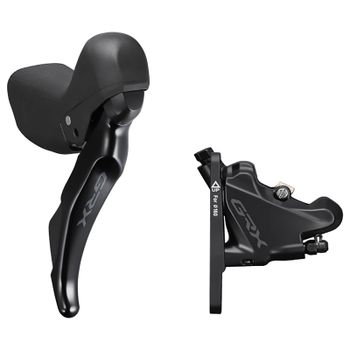 Shimano GRX ST-RX400 2x10 STI Lever with RX400 Caliper - Left Lever/Rear Brake