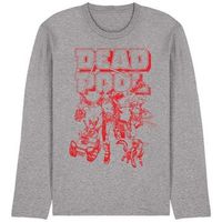 deadpool camiseta manga larga corps red attack para mujer