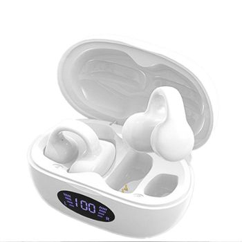 Kinsi I113 Auriculares Inalámbricos Bluetooth Clip Ear Blancos