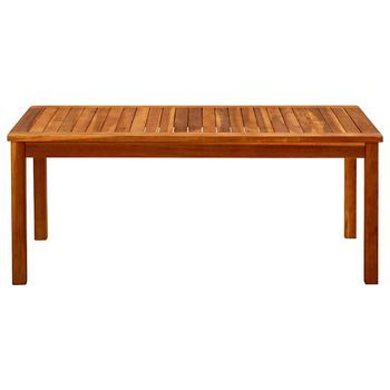 Mesa De Café - Mesa De Centro De Jardín Madera Maciza De Acacia 110x60x45 Cm