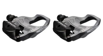 Pedales de carretera shimano r550 spd sl gris