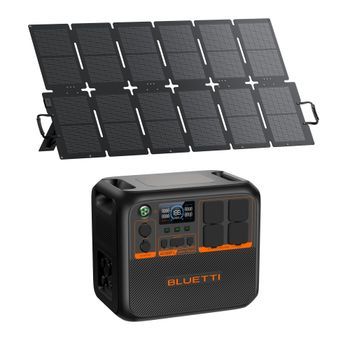 Kit Estación De Energía Bluetti Ac200pl + Panel Solar 500 W, 2304 Wh