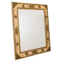 espejo de madera marron 109x3x125