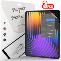 protector de pantalla de papel para xiaomi pad 7 pro 112 xiaomi pad 6 6s pro 124 sin vidrio 3 uds