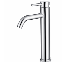 grifo lavabo chromo grifo de bano mezclador monomando - lomazoo nemesis