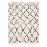 alfombra de pelo largo oregon beige 120x170 cm