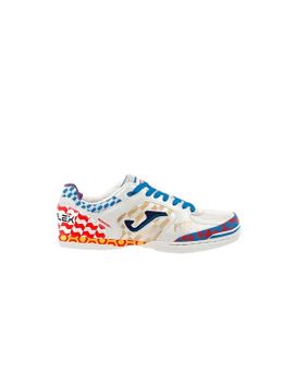 Zapatillas de Fútbol sala Joma Top Flex 2652 Blanco Pito Niño