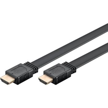Cable Plano HDMI 2.1 Goobay 77134 1,5 m 48 Gbit/s Negro