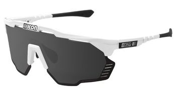 Gafas scicon aeroshade kunken blanco brillante   gris espejo