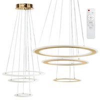 lampara led toolight g041-3cp brush gold