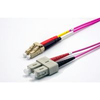 cable de fibra optica multimodo generico om3 1 m con conectores sc y lc