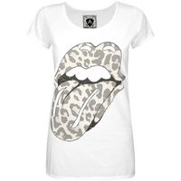 amplified clothing camiseta leopard lick para mujer