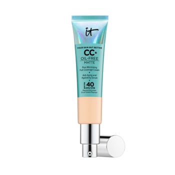 Cc+ Oil-free Matte Base De Maquillaje Con Spf 40+ Light Medium