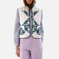 lollys laundry cairo printed cotton vest - l