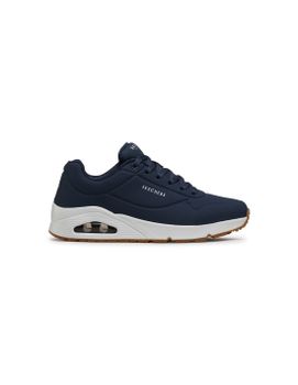 Zapatillas Skechers Uno - Stand On Air Hombre Navy Durabuck/Trim