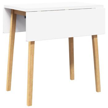 Dining Table Natural Solid Wood Rubber Vidaxl
