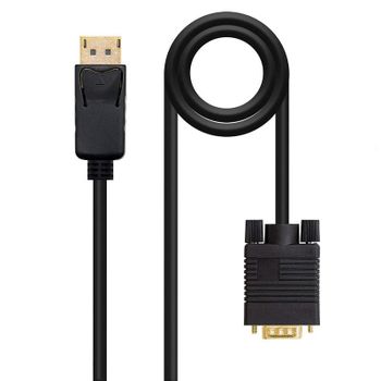 Nanocable Cable Conversor DisplayPort a VGA Negro 2m