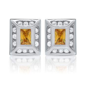Pendientes exclusivos de plata 925 con circonita cúbica