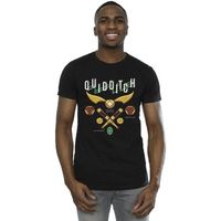 harry potter camiseta quidditch bludgers quaffles para hombre