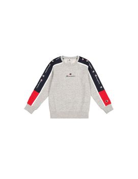 Sudadera Champion Crewneck Sweatshirt Niño Gris