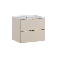 mueble bajo lavabo encastrado 60cm paneles de melamina y de mdf