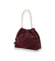 bash para mujer 2h26cfms bolso de cuero tote burdeos osfa casual ante mediano