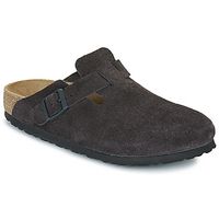 birkenstock zuecos boston leve velvet grey para hombre