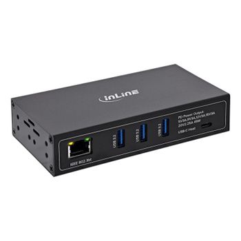 Hub InLine 4 puertos 5 Gbps modelo 35396I con Gigabit Ethernet y PoE