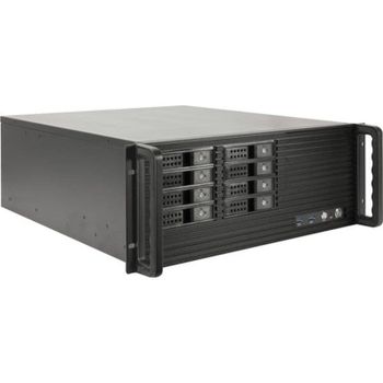 Servidor Inter-Tech IPC 4U-4508 Rack E ATX 4 HE 2x USB 3.2 Gen 1 Negro