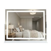 espejo studio white 58x45 led