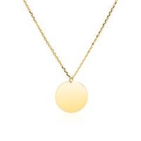 cadena grabable de oro de 9 quilates para mujer