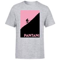pantani mens t-shirt - grey - 5xl - grey