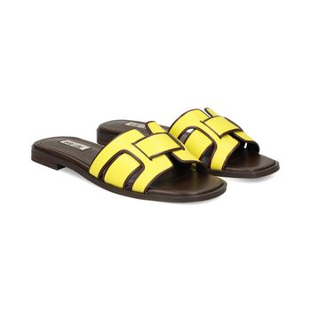 Bibi Lou Sandalias Planas Mujer - Amarillo Talla 38